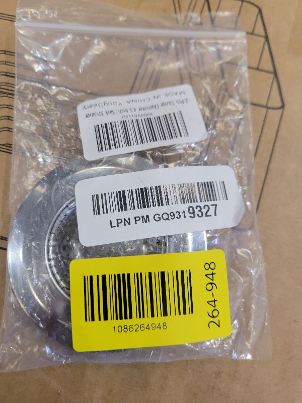 Photo 1 of 2 Pcs (Outer Diameter 3 Inch) Sink Strainer for Most Kitchen Sink Drain Basket, Upgraded Double-Layer Safe Design Kitchen Sink Strainer