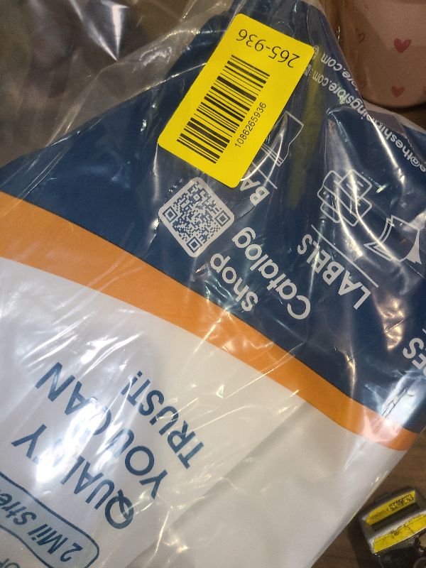 Photo 1 of 12” X 18” (100 Count) 2 Mil Clear Reclosable Zip Plastic Poly Bags