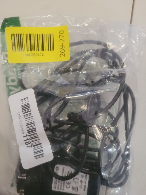 Photo 1 of 18V Charger for Petsafe ScoopFree Automatic Self-Cleaning Litter Box, Power Cord for RFA-516 PAL00-14243 PAL00-15342 PAL00-14242 PAL00-14243 Self-Cleaning Litter Boxes Replacement Parts