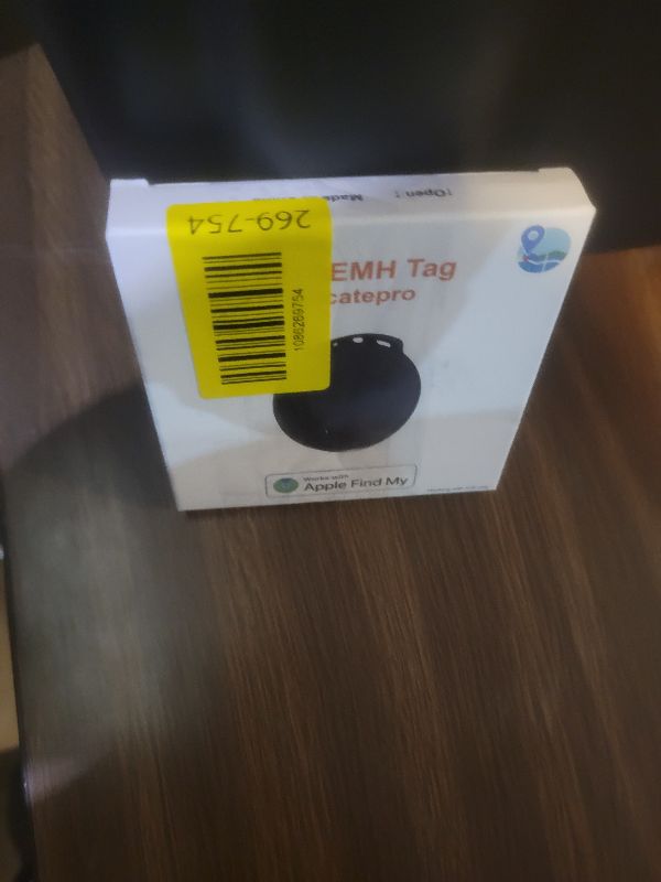 Photo 1 of 2026 Air Tracker Tags-4 Pack 5.3 Smart Bluetooth Tracker Tag Work with Apple Find My (iOS Only) Key Finder Item Locator for Keys, Luggage,Wallet, Backpack, Pets,etc