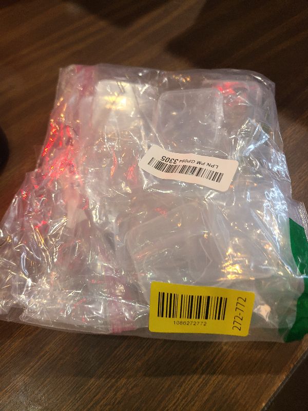 Photo 1 of 48 Packs Clear Small Plastic Containers Transparent Storage Box with Hinged Lid for Small Items Crafts Jewelry (2.12 x 2.12 x 0.79 Inches)