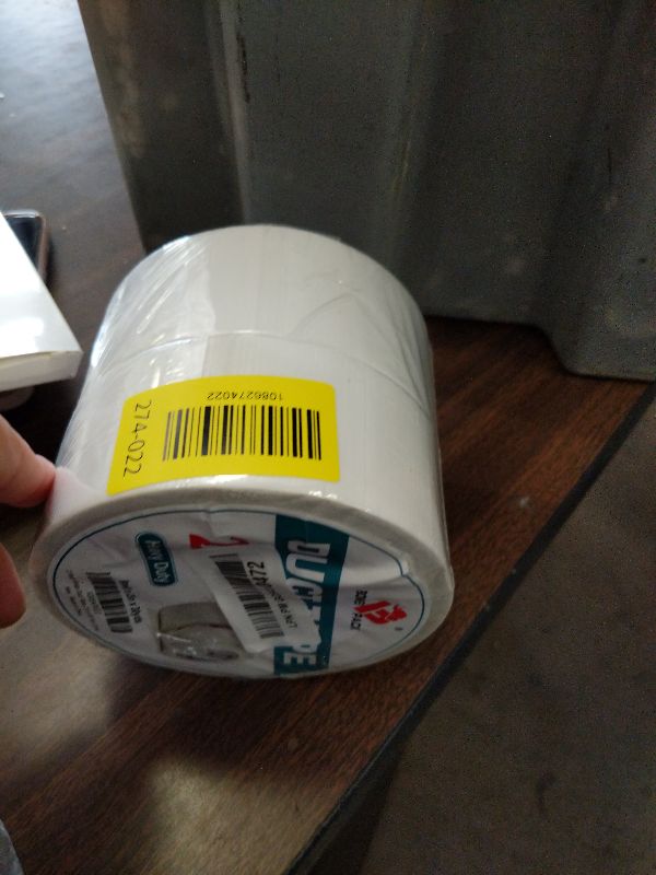 Photo 1 of 2 Pack Duct Tape Heavy Duty,9 Mil Thickness,2 Inches x 30 Yards,Strong Industrial Strength,Flexible,No Residue,Waterproof and Tear by Hand,Multi-Use for Indoor & Outdoor Repairs(White)