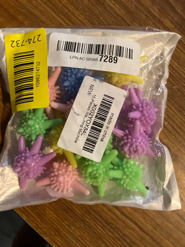 Photo 1 of 15 Pieces Washing Machine Ball, Reusable Non-tangled Environmentally Friendly Laundry Ball, Non-tangled Laundry Ball for Washing Machine