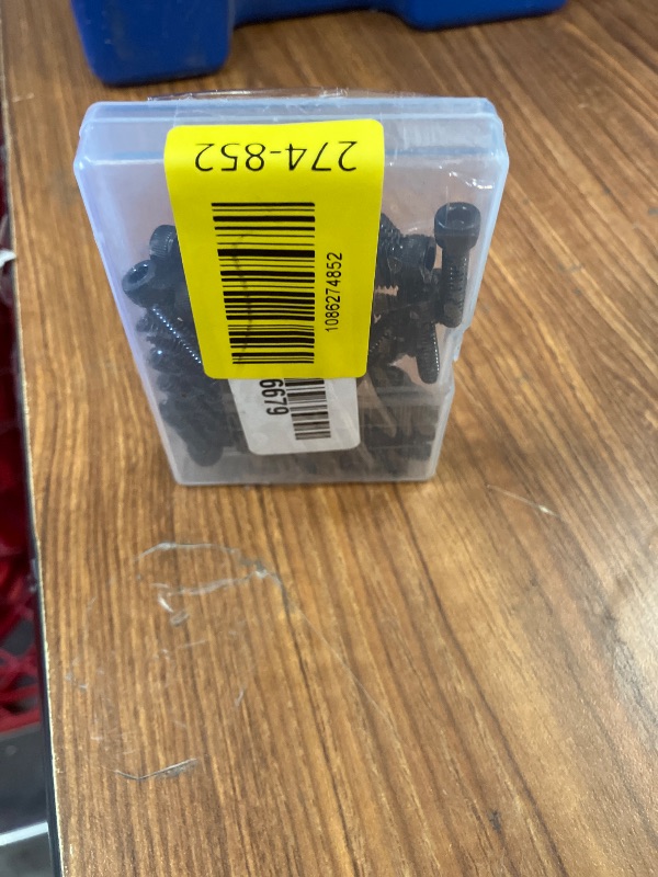View 2 of #10-24 x 3/4" Socket Head Cap Screws, 304 Stainless Steel 18-8 Black Finish, Allen Hex Drive, Fully Threaded, 50 PCS