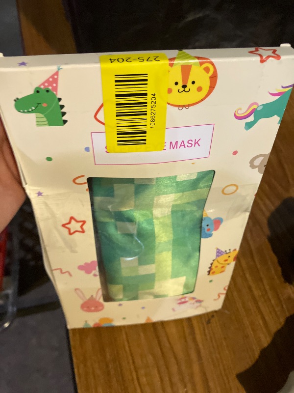 Photo 1 of 2 Pcs Sleep Mask for Kids Boys, Silk Eye Covers for Sleeping, Adjustable Strap & Light Blocking Design, Teen Children's Bedtime Blindfold for Travel and Home Use with Gift Box (My World)