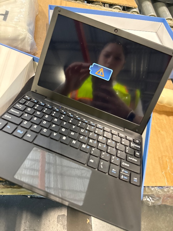 Photo 1 of **See Clerk Notes**HBESTORE 10.1Inch Laptop,Quad-Core Processor with Android 12.0 OS,2GB RAM,64GB EMMC,Built-in Camera,WiFi,USB Interface,Tpye-C Charging for Learning and Entertainment (Black 2GB+64GB)