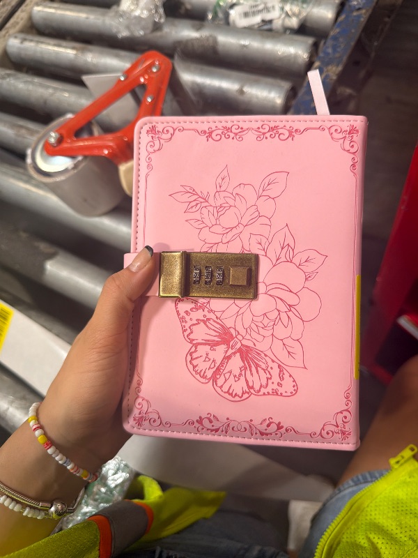 View 2 of [CODE NOT INCLUDED] Billtigif PU Leather Journal with Lock, B6, 224 Pages
