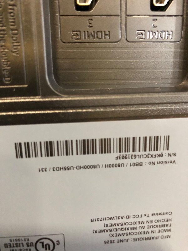 Photo 1 of **View Clerk Notes**55 INCH Smart Google TV with Gemini K-55XR30M2