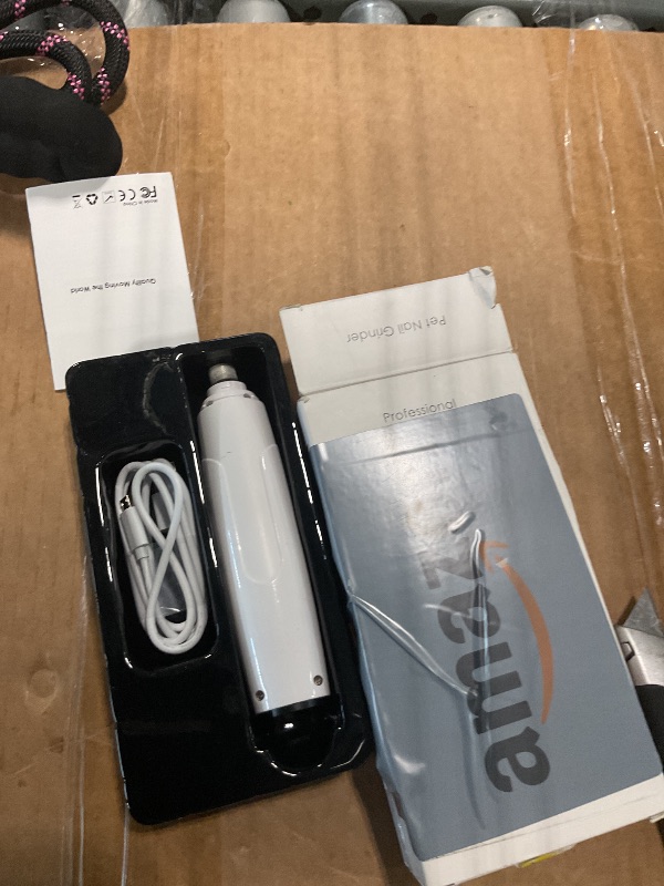 View 3 of **View Clerk Notes**Casfuy Dog Nail Grinder - Professional 2-Speed Pet Trimmer (White)