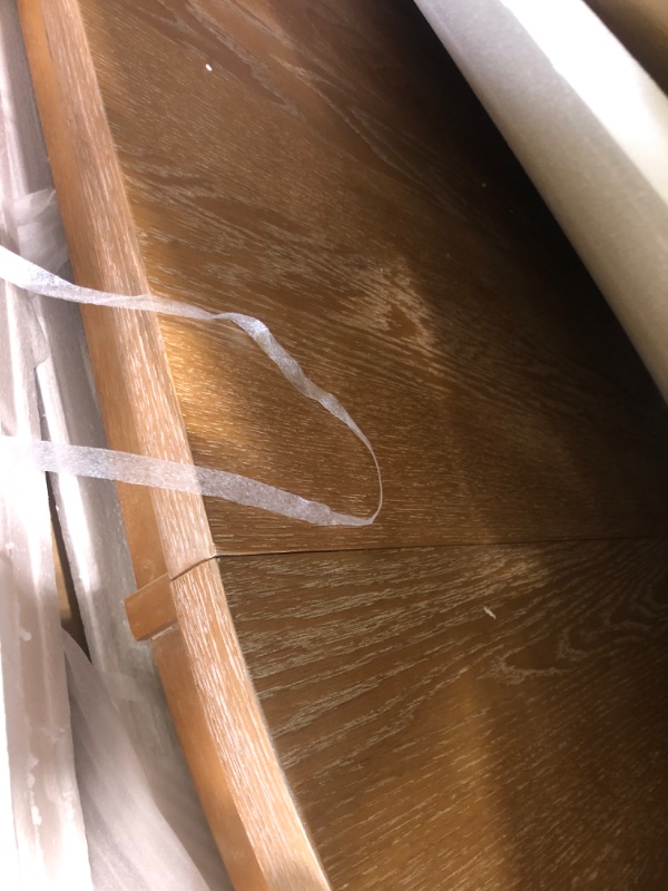 View 3 of **MISSING PARTS**Jocoevol Extendable Round Dining Table (Natural Oka)
