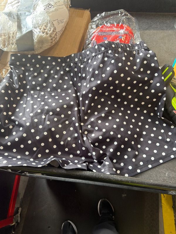 Photo 1 of *****ONLY SHORTS****Sampeel 2 Piece Short Sleeve Casual Spring Summer Tops and Biker Shorts Sets Tight Workout Gym Pilates Outfits Athletic Matching Sets Athleisure Lounge Sets Trendy Polka Dot Set 2XL