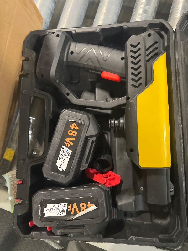 Photo 1 of ** USED MISSING SOME PARTS PLEASE REFER TO PHOTOS BELOW*** Portable Handheld Cleaning Tool, 6-in-1 Lightweight Car Cleaning Tool with Foam Pot, 16.5FT Hose, Cleaner for Car, Garden, Patio, Floor, Outdoor