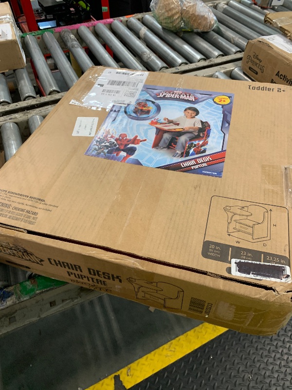 View 2 of ***ONLY CHAIR **** Delta Children Chair Desk with Storage Bin - Greenguard Gold Certified, Spider-Man, Arm Rest, Cushion Availability, Engineered Wood & Deluxe Toy Box, Spider-Man
