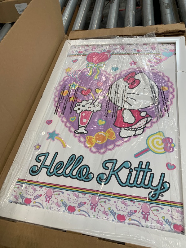 Photo 1 of ***UNKNOWN SIZE***Trends International Hello Kitty: 21 Sugar Rush – Heart Wall Poster, 34L x 22.4W, Premium Unframed Version