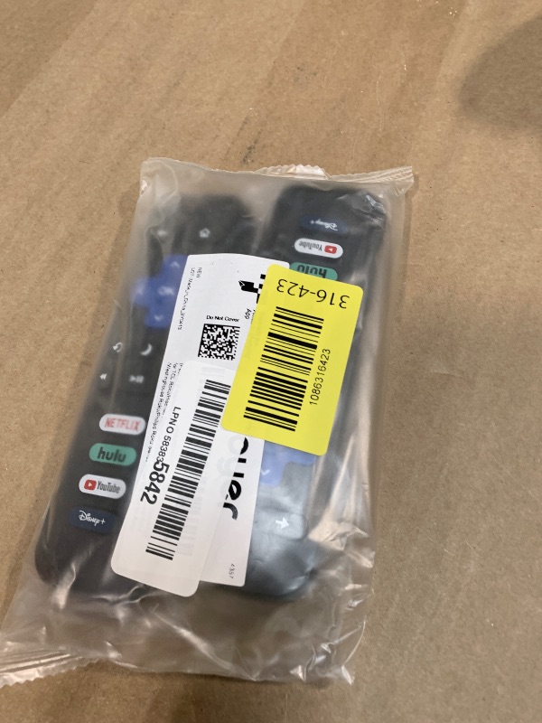 Photo 1 of (Pack of 2) Replacement Remote Control Only for Roku TV, Compatible for TCL Roku/Hisense Roku/Onn Roku/Sharp Roku/Element Roku/Westinghouse Roku/Philips Roku Smart TVs (Not for Roku Stick and Box)