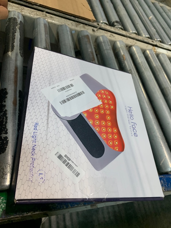 Photo 1 of ***MISSING CABLES*** Hello Face Red Light Therapy for Neck with Rechargeable Controller, Triple-Chip Technology Infrared Wrap, 660nm & 850nm Skin-Friendly Fabric for Neck Pain Relief Infrared Neck Therapy Devices