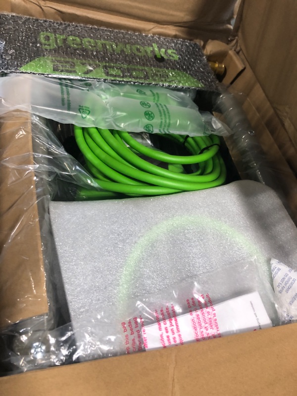 View 3 of ** NEW ** Greenworks 2700 PSI (2.3 GPM Max) Brushless Electric Pressure Washer (15°, 25°, 40°, Turbo and Soap Nozzle) for Use On Decks, Fences, Concrete Patios, Sidewalks & More. Medium-Duty