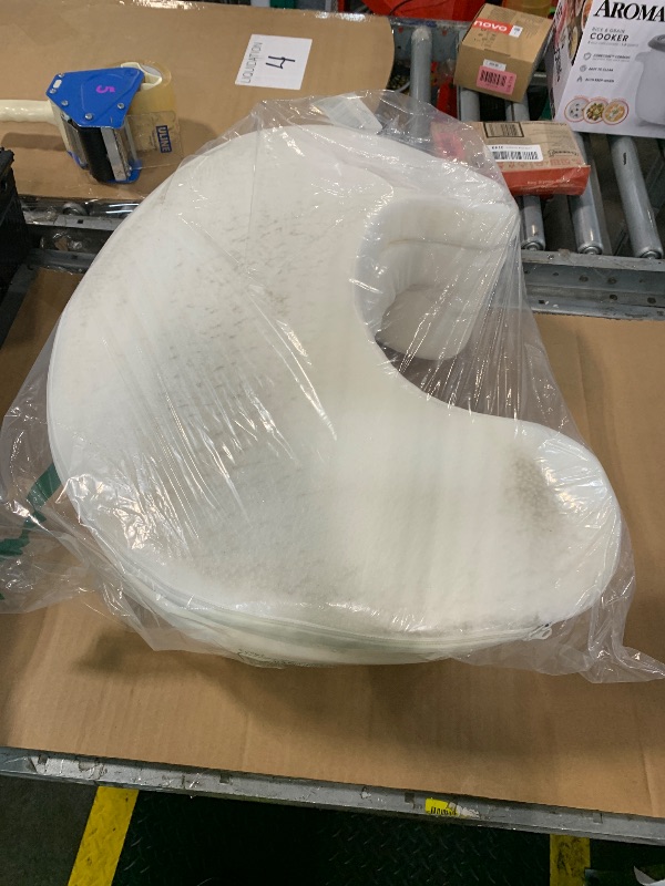 Photo 1 of *** A LITTLE DIRTY*** JZHLLA Adjustable Height Side Sleeper Pillow with Arm Holes, Ergonomic Side Sleeping Pillow(2"+3.5") for Neck and Shoulder Support, Breathable Mesh Cover for Left & Right Side Sleepers
