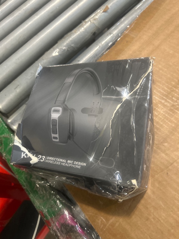 View 2 of [Non-functional] Sarevile Trucker Bluetooth Headset - Black V5.2 AI Noise Canceling