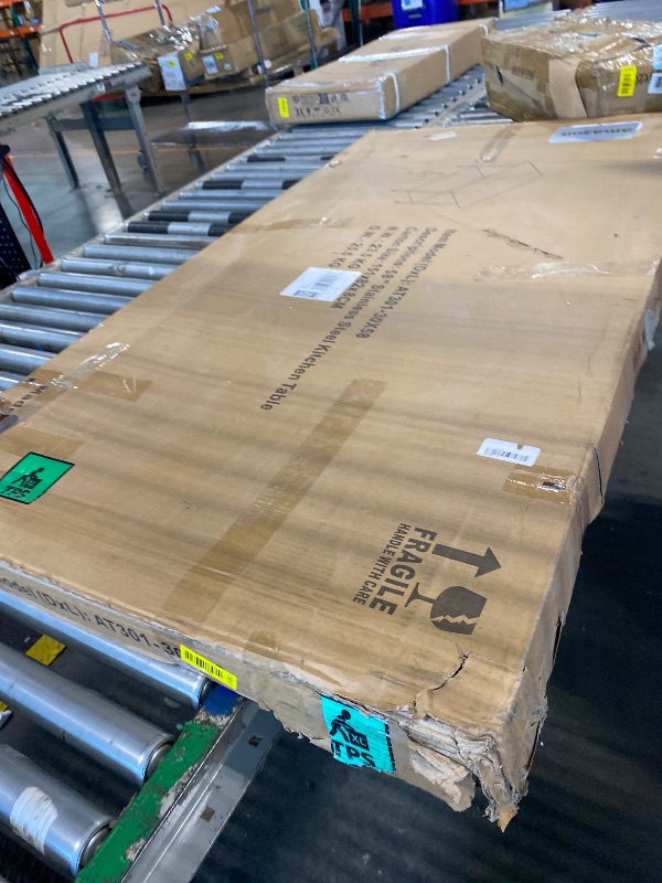 View 2 of *** legs holder damage *** Stainless Steel Table for Prep & Work, 30x58 Inches, Metal Commercial Heavy Duty Table with Adjustable Under Shelf for Restaurant, Home and Hotel