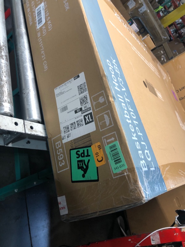 Photo 1 of ***FACTORY SEALED*** DUMOS Portable Basketball Hoop, Shatterproof Backboard & Shock Absorbent Rim, Easy Height Adjustable Outdoor Basketball Goal with Fillable Base & Wheels for Backyard/Driveway/Pool