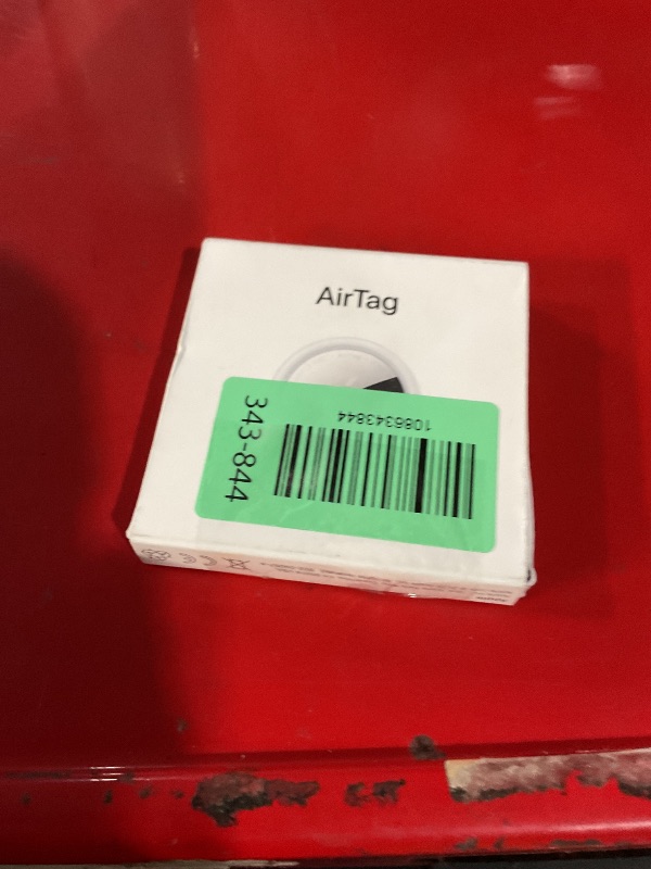 Photo 1 of ***NO BATTERY**&*Apple AirTag (1ST Generation): Tracker for Keychain, Wallet, and More; Locator with Sound; Simple One-Tap Setup with iPhone or iPad; Key Finder with up to 1.5X Precision Finding Range