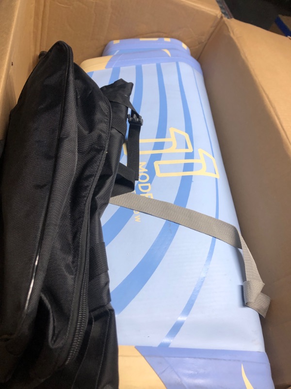 Photo 1 of ***No Fin*** 11’x35 Extra Wide Inflatable Paddle Board, 430lb Capacity Stable Paddleboard for Yoga, Stand up Paddle Board for Adults(x3), Full Coverage EVA Deck, 5 Handles, 100L Backpack, All-Round