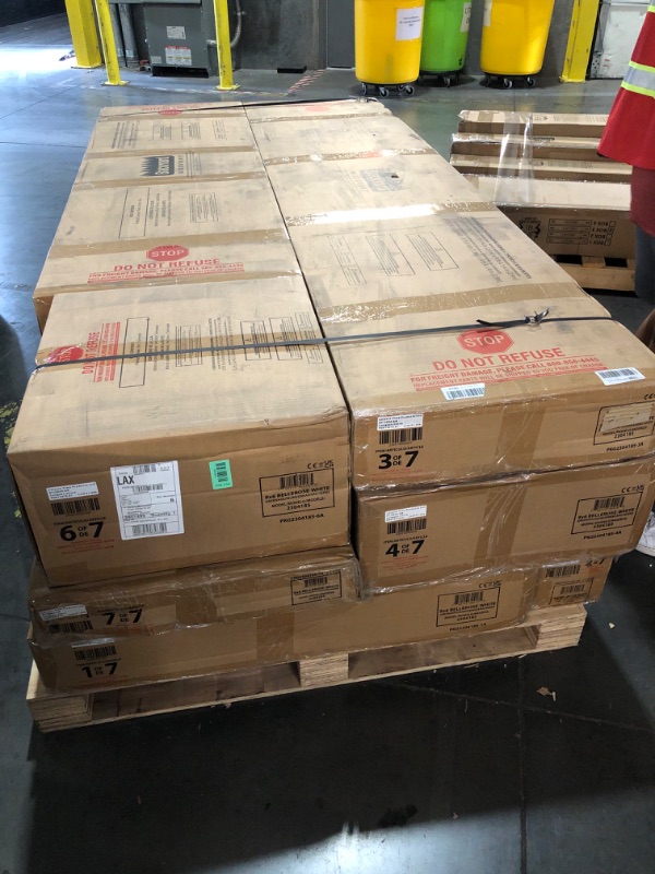 Photo 1 of ***TRUCK/TRAILER PICKUP ONLY***FACTORY SEALED - OPENED FOR INSPECTION***Backyard Discovery Bellerose 9' x 6' White Cedar Wood and Polycarbonate Walk-in Greenhouse Kit with Pergola, Exhaust Fan, Window, Hose Hook-Ups, PowerPort, Staging Shelves for Outdoor