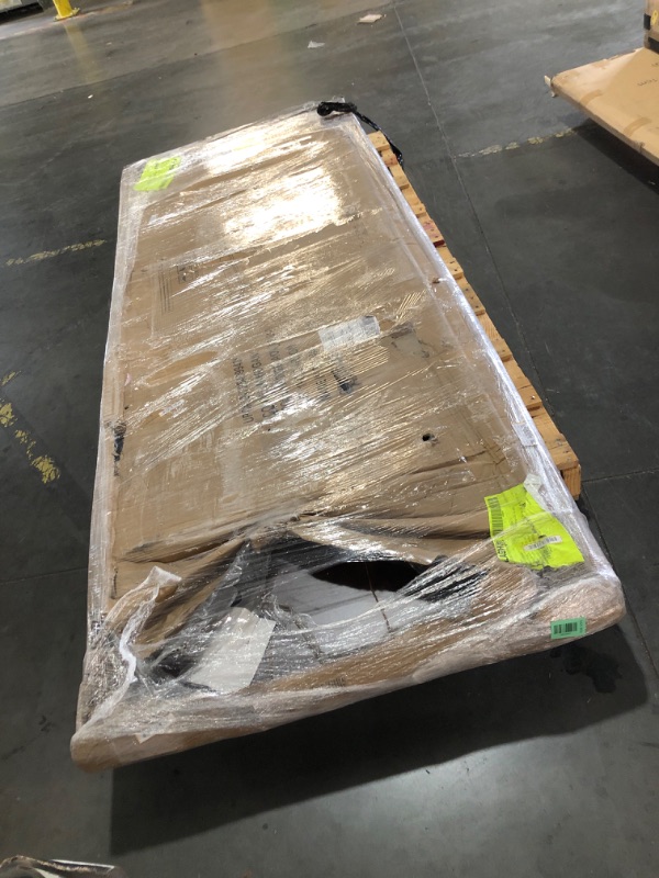 Photo 1 of ***DAMAGED - SEE NOTES/PICTURES***TRUCK/TRAILER PICKUP ONLY***Flash Furniture 8 ft Laminate Folding Banquet Table, Mahogany