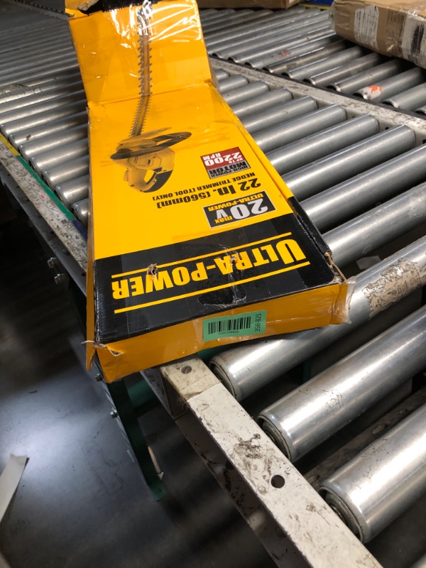 Photo 1 of ***STOCK PHOTO FOR REFERENCE ONLY***GELIDALITE 22-Inch Cordless Hedge Trimmer for DeWalt 20V MAX (Bare Tool)