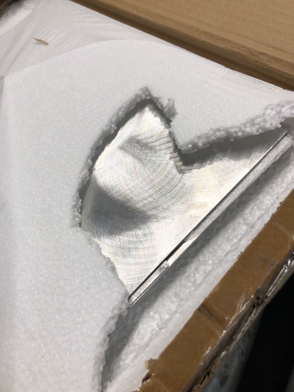 Photo 1 of ***FACTORY SEALED - OPENED FOR INSPECTION***RICHSPACE ARTS Modern Large Metal Wall Art Flower Blue and Silver Sculpture Decor with 3d Texture Set of 5 Pieces
