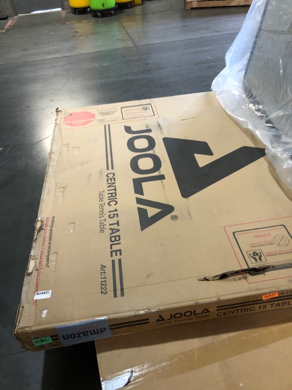 Photo 1 of ***TRUCK/TRAILER PICKUP ONLY*** JOOLA Centric - Professional Table Tennis Table with Quick Clamp Ping Pong Net and Post Set - 10 Minute Easy Assembly - Foldable Ping Pong Table with Single Player Playback Mode
