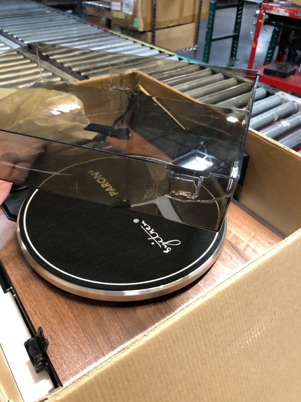 Photo 1 of ***DAMAGED - SEE NOTES/PICTURES***Syitren Paron Bluetooth Turntable