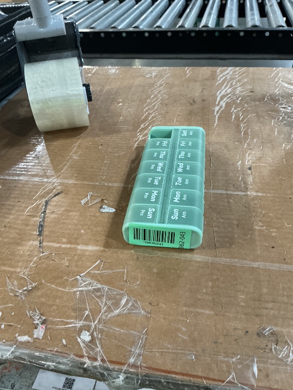 Photo 1 of ***MINOR MISSING ONE PART*** Ideerfit AM PM Pill Organizer 7 Day, 2 Times a Day Weekly Pill Box with Moisture-Proof Desiccant, Compact Easy-Open Medicine Case for Vitamins, Supplement