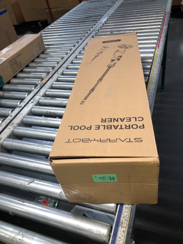 Photo 1 of ***MISSING PARTS*** ****PARTS ONLY***** Starrybot Cordless Pool Vacuum for Above Ground Pools, Dual Modes, 19 GPM Suction, 90 Mins Runtime, Handheld Pool Cleaner with Telescopic Pole, 3 Filter Bags for Sand, Leaves, Spa, Hot Tub