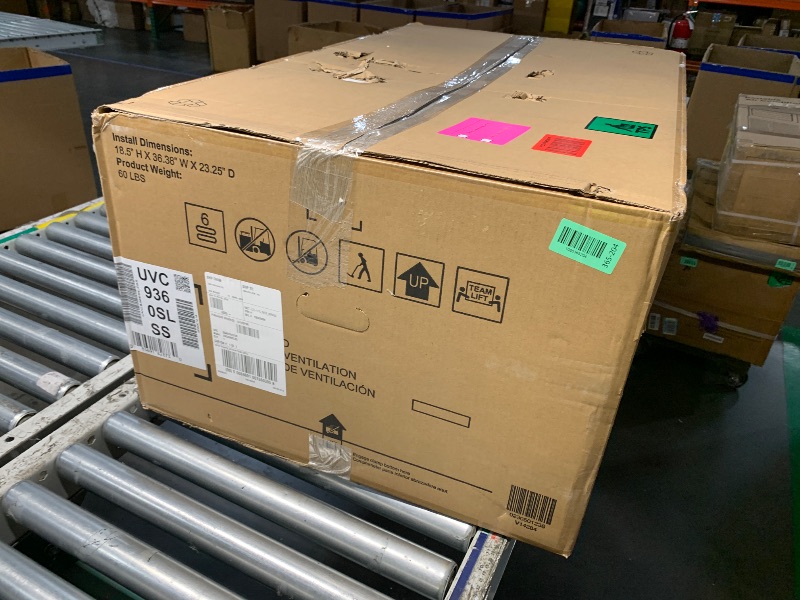 Photo 1 of ***DAMAGED - SEE NOTES/PICTURES*** GE 36” Smart Designer Custom Insert w/Dimmable LED Lighting