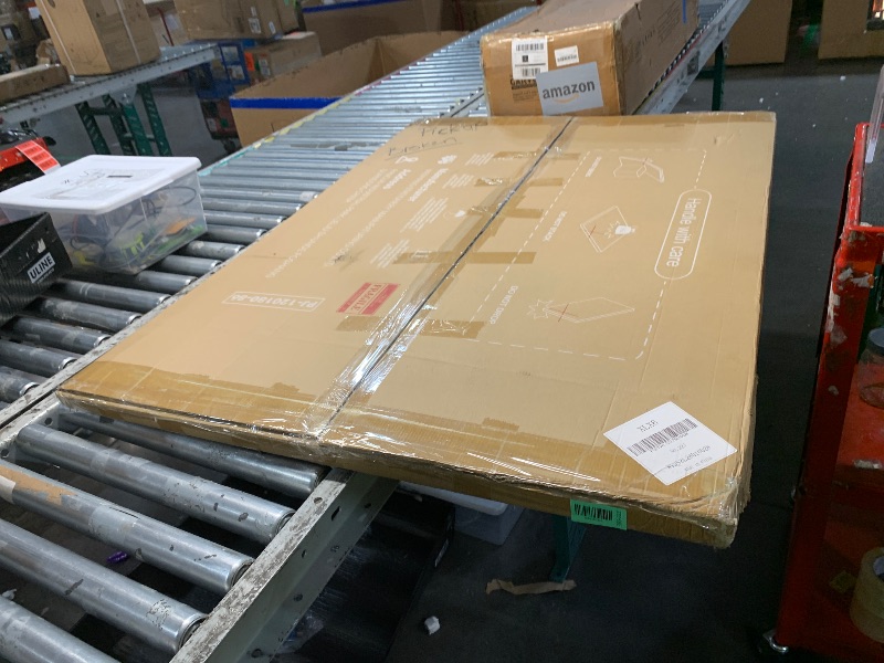 Photo 1 of ***DAMAGED - SEE NOTES/PICTURES*** Magnetic White Board Dry Erase Board for Wall?72" x 48" (6ft x 4ft) Wall-Mounted Aluminum Frame Marker Board, Foldable Portable Whiteboard with a Long Pen Tray for School, Classroom, Office & Home