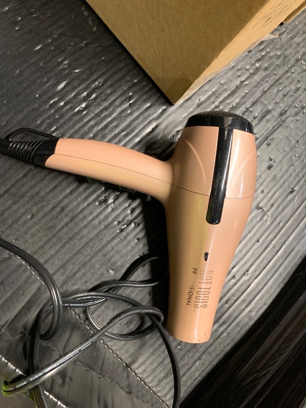 Photo 1 of *** CHECK COMMENTS*** HOT TOOLS Professional Ceramic Rainbow Hair Dryer - Fast Drying Blow Dryer with Quiet Operation and Ion Technology for Long-Lasting and Shinier Hair - 1875 Watts