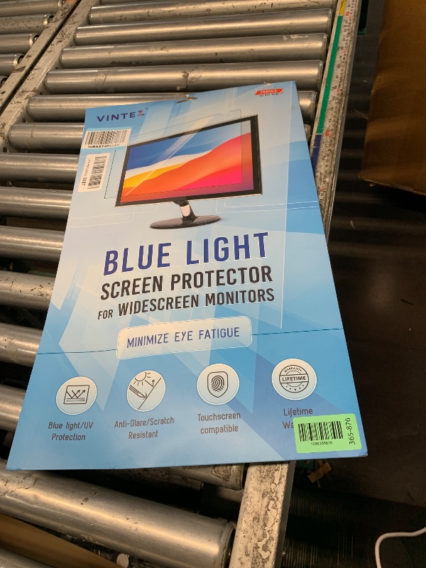 Photo 1 of [2-Pack] 22 Inch Computer Blue Light Blocking Screen Protector for 16:10 Widescreen Monitor, Anti Glare Anti-UV Eye Protection Desktop PC LED Monitor Filter, Removable Anti-Scratch Screen Film 22in