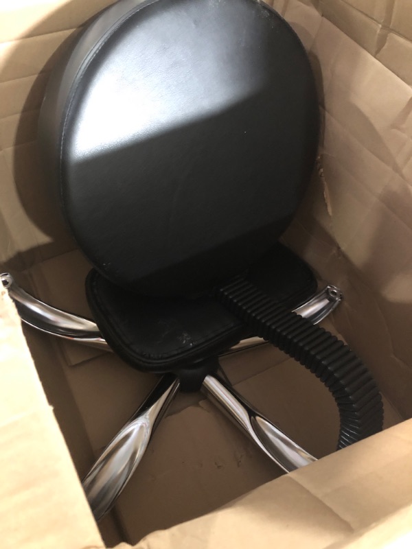Photo 1 of ***STOCK PHOTO FOR REFERENCE ONLY***MAYAKOBA Salon Nail Pedicure Stool Pedicure Chair Dayton Black Pneumatic, Adjustable, Rolling Salon Furniture & Equipment
