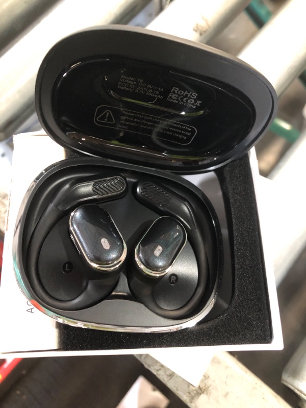 Photo 1 of ***STOCK PHOTO FOR REFERENCE ONLY***OHAYO Open Ear Headphones,Over Ear Earbuds with Ergonomic Earhook,Bluetooth Headphones 5.4 with Smart Digital Display,40H Playtime,IPX6 Waterproof,Touch Control Operate Fit Cycling,Running,Workout