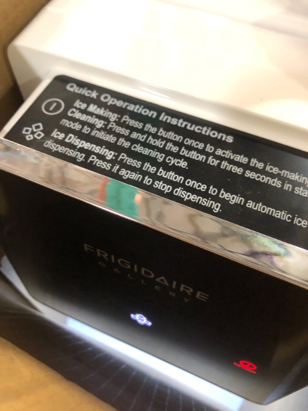 Photo 1 of ***PARTS ONLY***FRIGIDAIRE Countertop Crunchy Chewable Touchscreen Nugget Ice Maker, 33lbs per Day, Auto Self Cleaning, White