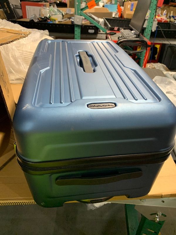Photo 1 of ***STOCK PHOTO FOR REFERENCE ONLY***Hanke Hardside Expandable Checked Luggage, 24 Inch Top Opening Trunk Luggages with Spinner Wheels, All-PC Hard Shell Suitcase, Lightweight TSA Checked-Medium(Blackish Green, 83L)