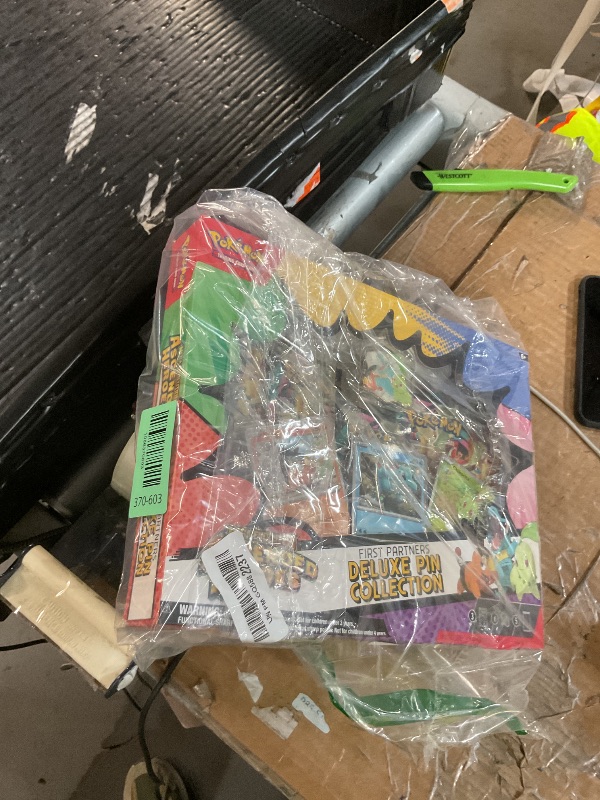 Photo 1 of ****OPENED FOR INSPECTION**** Pokémon TCG: Mega Evolution—Ascended Heroes First Partners Deluxe Pin Collection (3 Foil Promo Cards, 1 Deluxe Pin & 5 Booster Packs