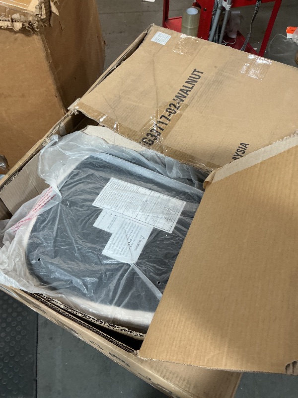 Photo 1 of ***PARTIAL SET***(MISSING OTHER CARTONS/BOXES)
KISLOT Wooden Dining Chairs Set of 4, Upholstered Modern Dining Room Chairs, Mid Century Oak Kitchen Chairs with Curved Wood Backrest for Farmhouse, Restaurant, Café (Cream Fabric & Walnut Color)