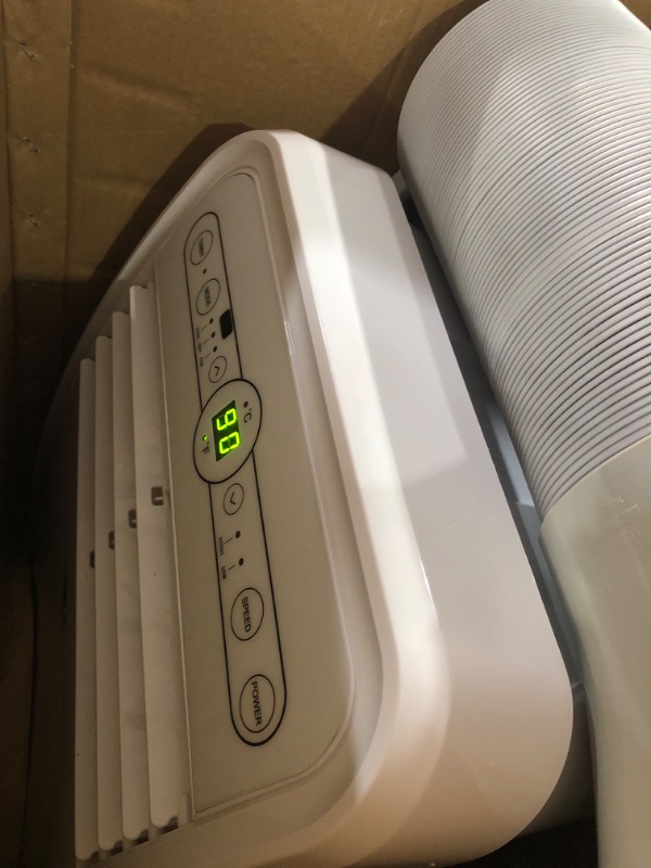 Photo 1 of **Part Only*** Uhome Portable Air Conditioner, 8000 BTU Compact AC Unit with Cooling, Dehumidifier, Fan, Remote Control and Window Mount Kit Included, White