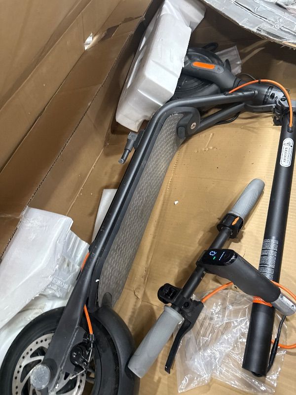 View 2 of ****Parts Only**** **NOT IN ORIGINAL PACKAGING** Segway Ninebot E2 Pro Electric Kick Scooter, 15.5 mph Max Speed, 24.9-Mile Range, Power by 350W Motor, Cruise Mode, UL-2272 Certified