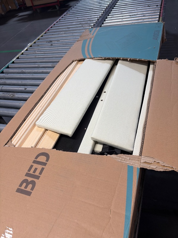 View 2 of *MISSING PARTS* MISSING HARDWARE* VECELO Full Size Bed Frame with Button Tufted Headboard, Upholstered Platform with Wooden Slat Support, No Box Spring Needed, Cream Beige1086376130
LPNRRHU4009605