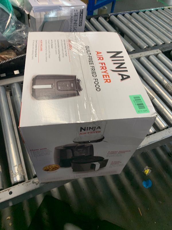 Photo 1 of ***FACTORY SEALED - OPENED FOR INSPECTION***
Ninja Air Fryer, 4 QT Capacity, 4 in 1 Roast, Crisp, Reheats and Dehydrates, Dishwasher Safe Parts, 105 F to 400 F, 1550 Watt, Grey, 1 Count