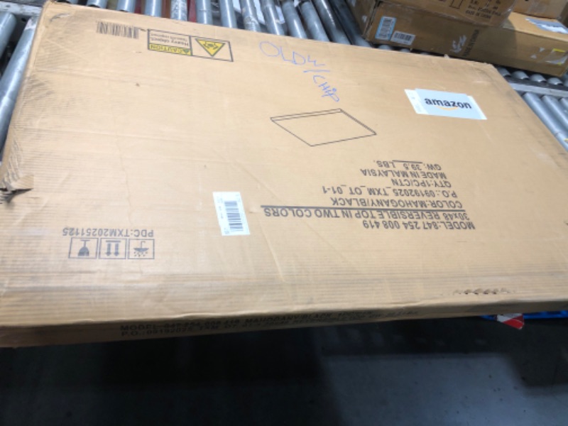 Photo 1 of ****TABLE TOP ONLY ***** Flash Furniture 30'' x 48'' Rectangular Black Laminate Table Top